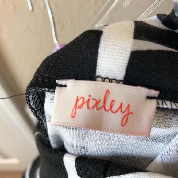 Pixley black and white striped pencil skirt - Picture 6 of 7